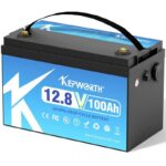 Акумулятор Kepworth LiFePO4 12V 100AH для будинку, котла, сонячних батарей (літій-залізо-фосфатний акумулятор)