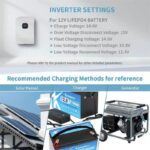 Акумулятор Kepworth LiFePO4 12V 100AH для будинку, котла, сонячних батарей (літій-залізо-фосфатний акумулятор) - Зображення 3