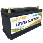 Акумулятор FlyPower LiFePO4 12V 100A, 1280W*h (літій-залізо-фосфатний акумулятор для ДБЖ) - Зображення 4