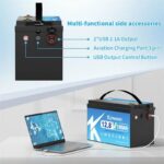 Акумулятор Kepworth LiFePO4 12V 100AH для будинку, котла, сонячних батарей (літій-залізо-фосфатний акумулятор) - Зображення 5
