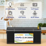 Аккумулятор FlyPower LiFePO4 12V/200AH, 2560W*h (літій-залізо-фосфатний акумулятор) - Зображення 3