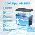 Акумулятор Kepworth LiFePO4 12V 300AH, 3840Wh (літій-залізо-фосфатний акумулятор) - Зображення 4
