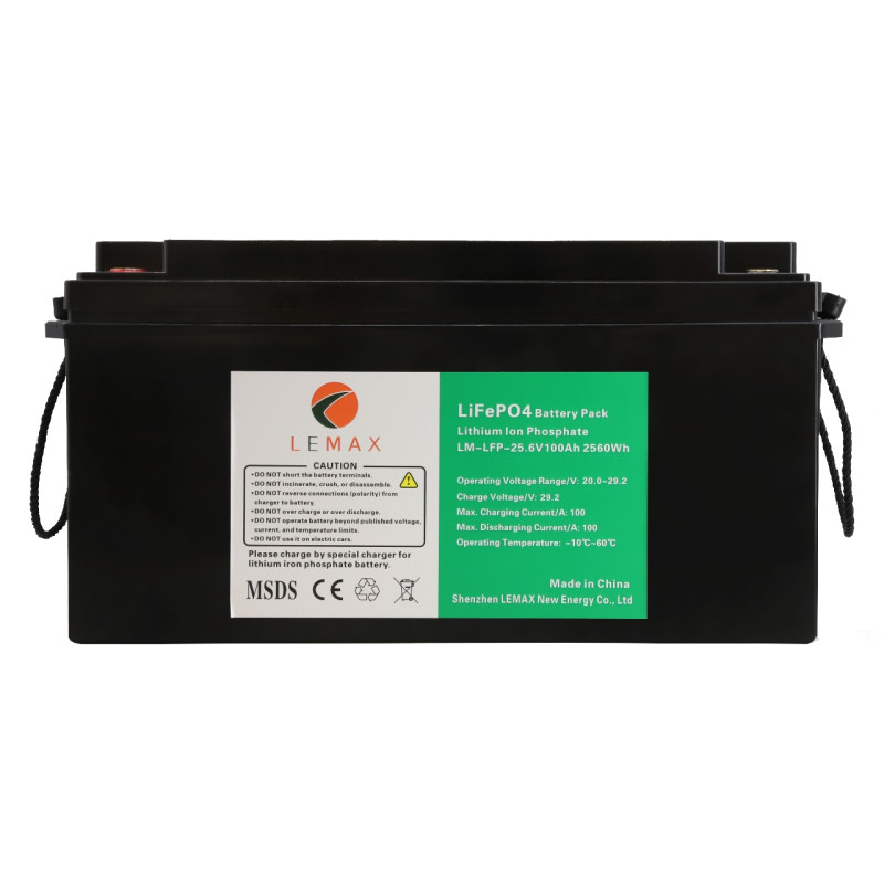 7-4 Акумулятор Lemax LM-LFP 25.6V 100Ah LiFePO4 з BMS (літій-залізо-фосфатний акумулятор) - Зображення 1