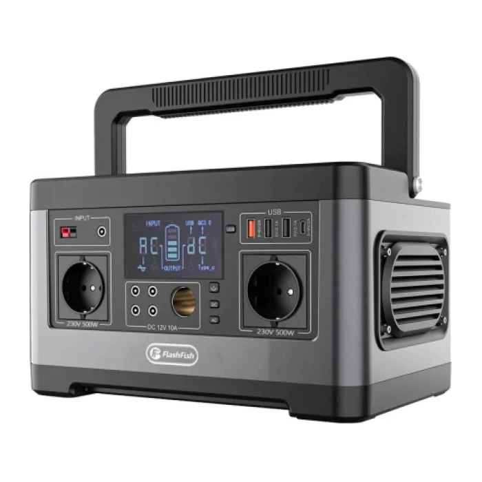 ImageToStl.com_34-1 Портативна зарядна станція FlashFish P63 500W, 520Wh - Зображення 1
