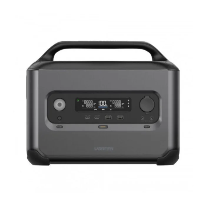 ImageToStl.com_43-1 Портативна зарядна станція Ugreen GS1200 Power Roam 1200 1024Вт/год LiFePO4 чорна - Зображення 1