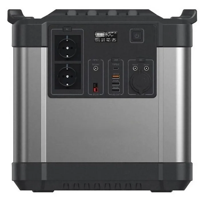 ImageToStl.com_74-1 Портативна зарядна станція Remax Tank Series G1500 450000мАг/1500W USB/DC/Type-C/AC серій - Зображення 1