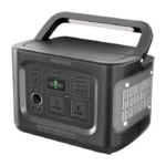 Портативна зарядна станція Promate PowerMine-600 W, 172800 mAh, 622 Wh, 2 розетки 230 V Black