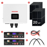 Комплект резервного живлення REVO-8000PV (12kW, 48V + 10kW LiFePO4 + 8kW сонячні панелі)