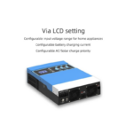 Гібридний інвертор Anern AN-SCI02-AZURE-2400 24В 2400Вт (UPS, чиста синусоїда, Wi-Fi) - Зображення 4