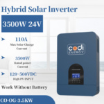 Гібридний інвертор CODI COOG 3500W 24В 80A MPPT (чиста синусоїда, UPS) - Зображення 2