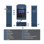 Гібридний інвертор CODI COOG 5500W 48В 110A MPPT (чиста синусоїда, UPS) - Зображення 6