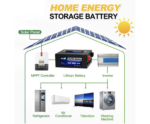 Акумулятор Bate LFP12200 12V 200Аh 2560Wh LiFePO4 (літій-залізо-фосфатний акумулятор) - Зображення 6