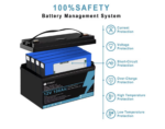 Акумулятор TTWEN 12V 100Аh 1280Wh LiFePO4 (літій-залізо-фосфатний акумулятор) - Зображення 3