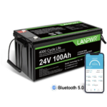 Акумулятор LanPWR 24V 100Аh 2560Wh LiFePO4 + Bluetooth (літій-залізо-фосфатний акумулятор)