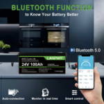 Акумулятор LanPWR 24V 100Аh 2560Wh LiFePO4 + Bluetooth (літій-залізо-фосфатний акумулятор) - Зображення 2