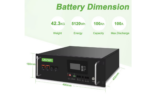 Акумулятор LanPWR 48V 100Аh 5120Wh LiFePO4 (літій-залізо-фосфатний акумулятор) - Зображення 2