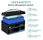Акумулятор TTWEN 12V 100Аh 1280Wh LiFePO4 + Bluetooth (літій-залізо-фосфатний акумулятор) - Зображення 5