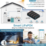 Акумулятор TTWEN 12V 100Аh 1280Wh LiFePO4 + Bluetooth (літій-залізо-фосфатний акумулятор) - Зображення 7